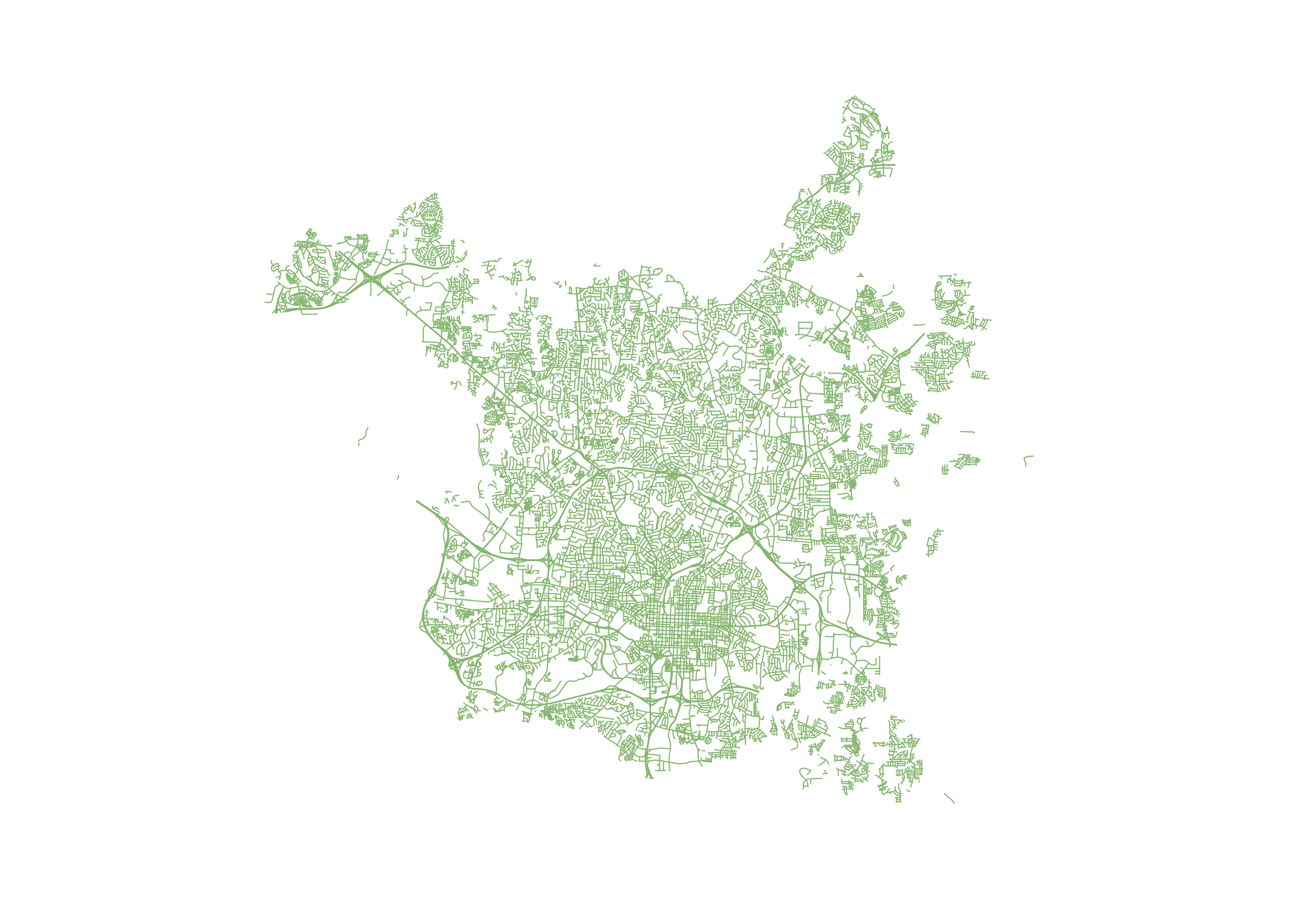 Raleigh Selected Streets